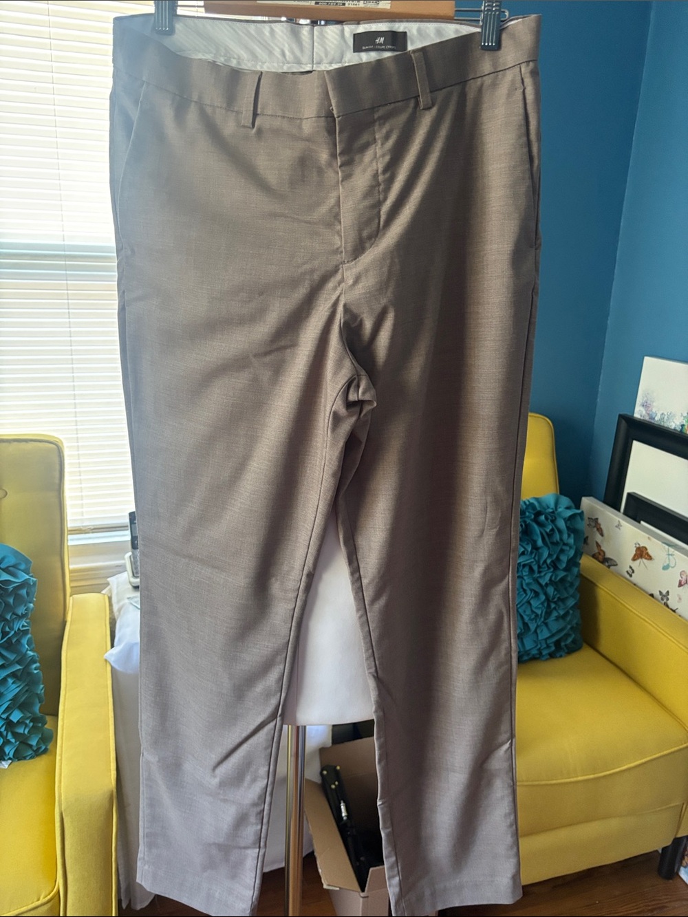 H&M Men's Light Brown Dress Pants